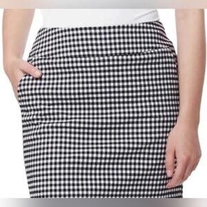 Tribal Black and White Mini Skirt